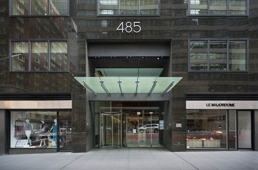 CSCA new york building at 485 madison avenue